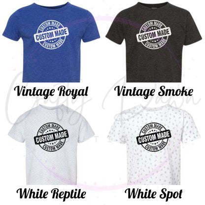 Custom Toddler Tee