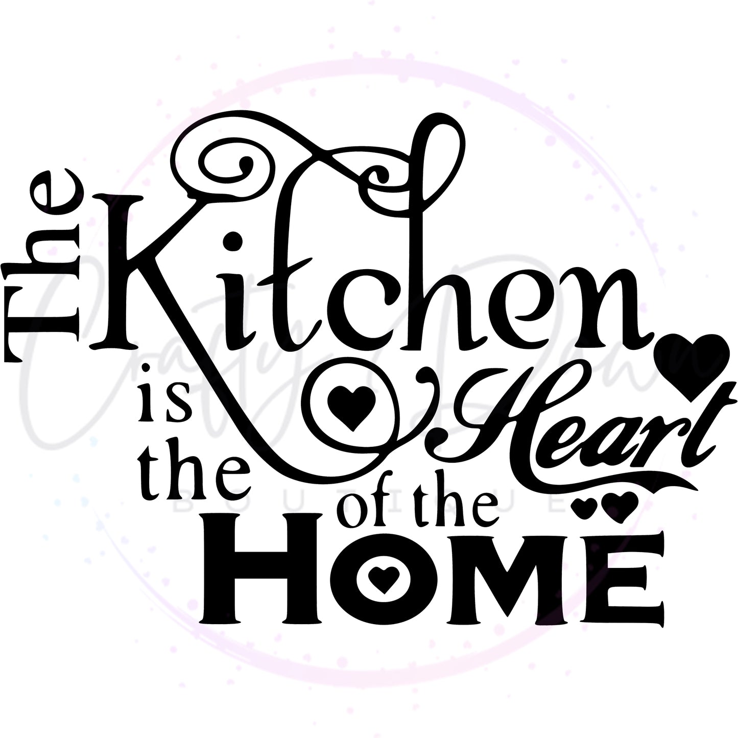 Heart Of The Home Decal