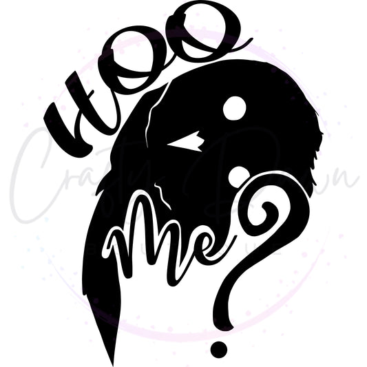 Hoo Me? Decal