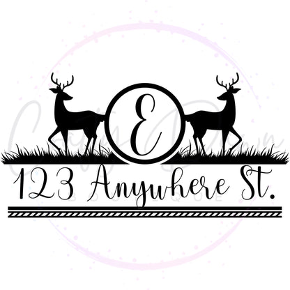 Deer Mailbox Decal