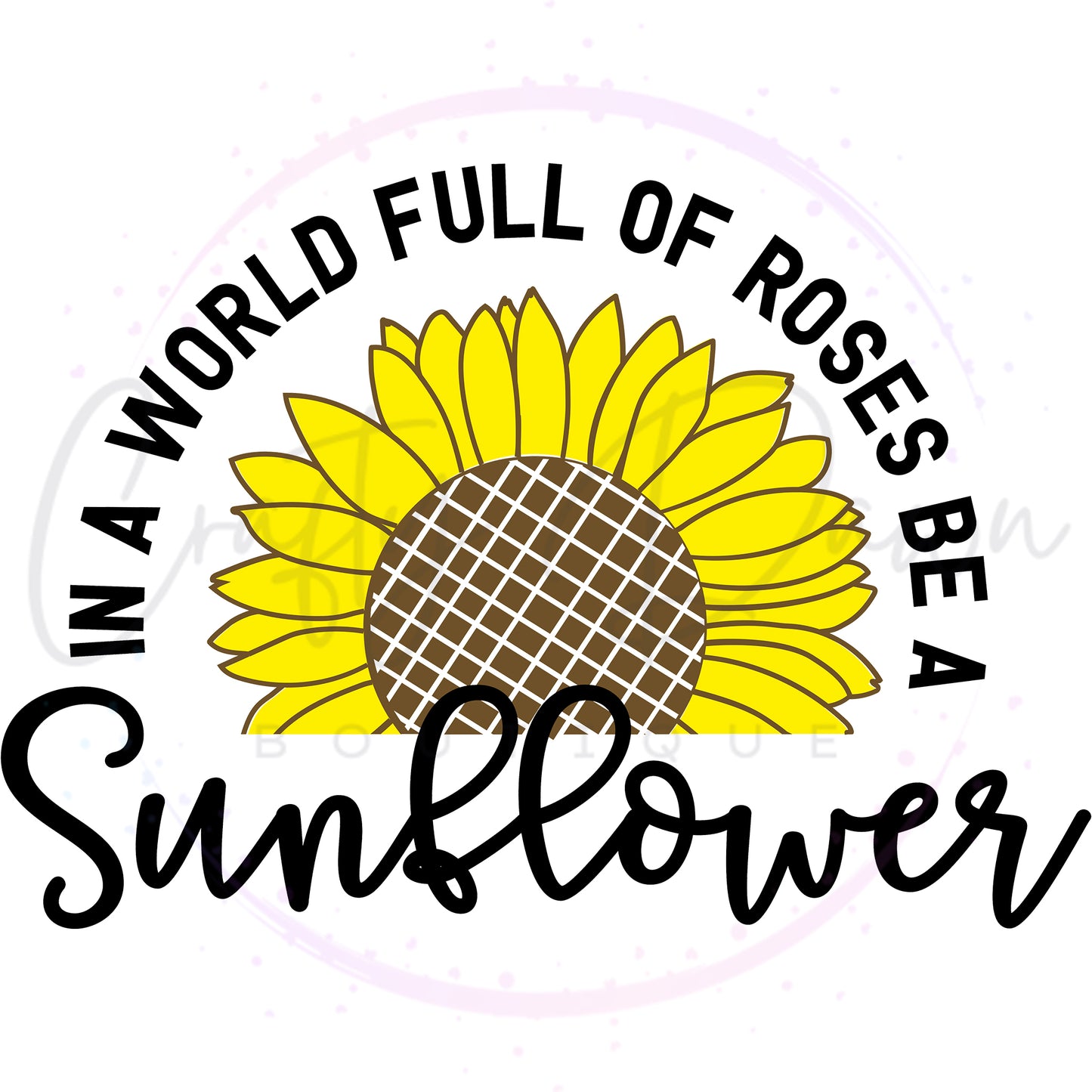 In A World Full Of Roses Decal