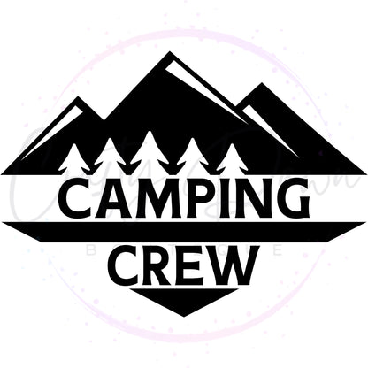 Camping Crew Decal