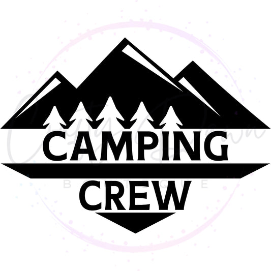 Camping Crew Decal