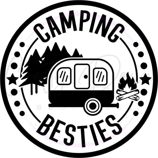 Camping Besties Decal
