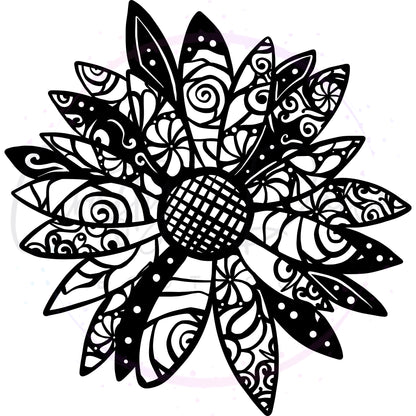 Daisy Mandala Decal