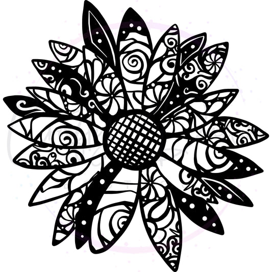 Daisy Mandala Decal