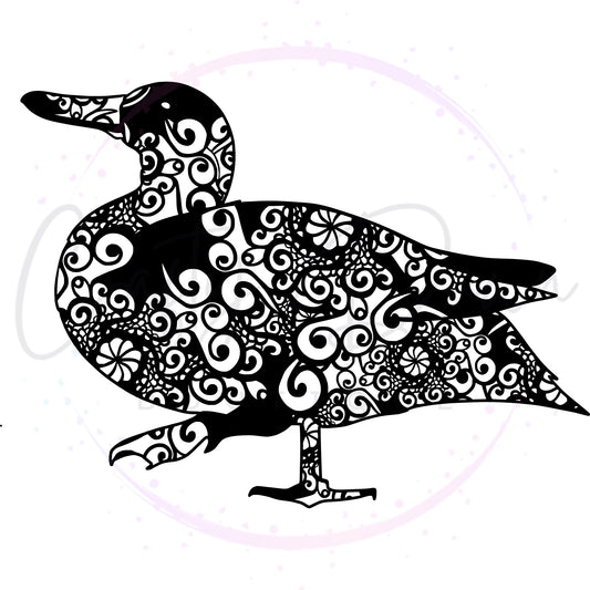 Duck Mandala Decal