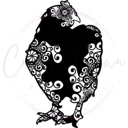 Chicken Mandala Decal