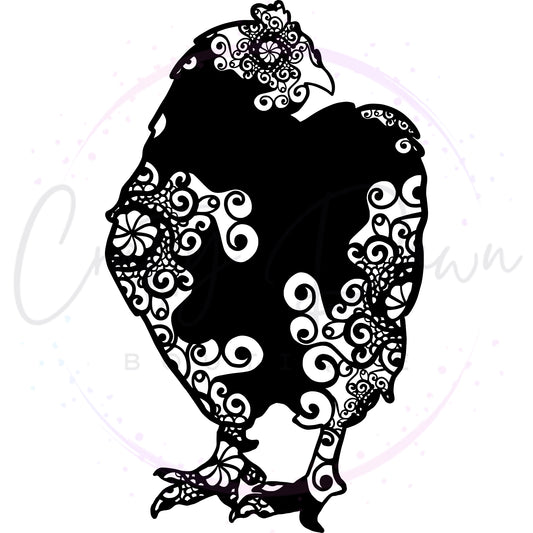 Chicken Mandala Decal