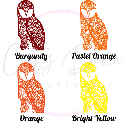 Owl Mandala Decal