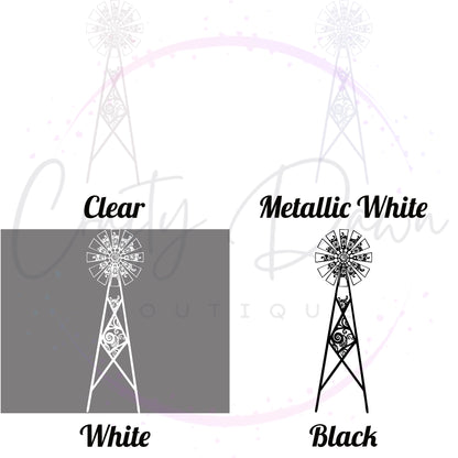 Farmhouse Windmill Decal