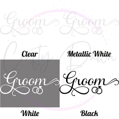Groom Acrylic Sign