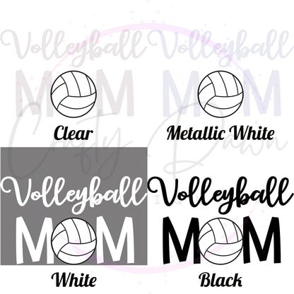 Volleyball Mom Decal
