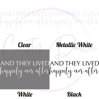 Happily Ever After Acrylic Sign
