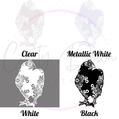 Chicken Mandala Decal