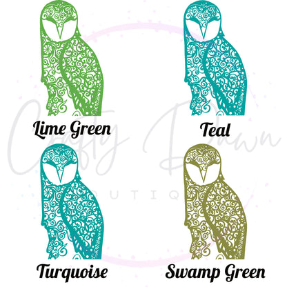 Owl Mandala Decal