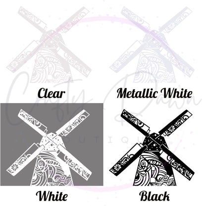 Windmill Mandala Decal