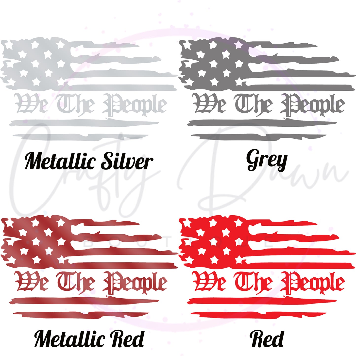 We The People Decal