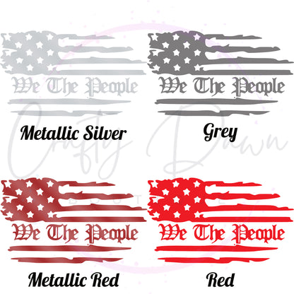 We The People Decal