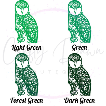 Owl Mandala Decal