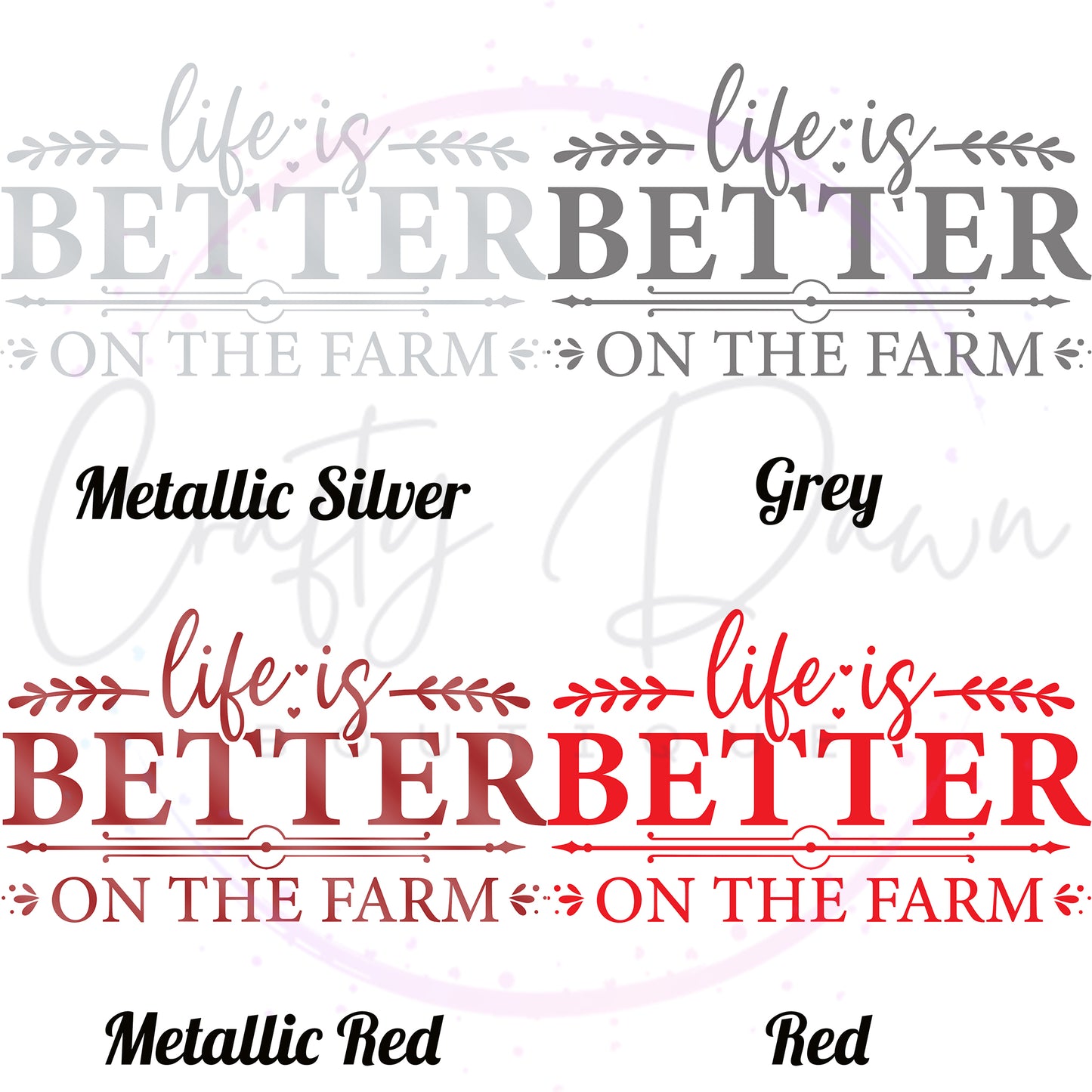 Life Is Better On The Farm Decal