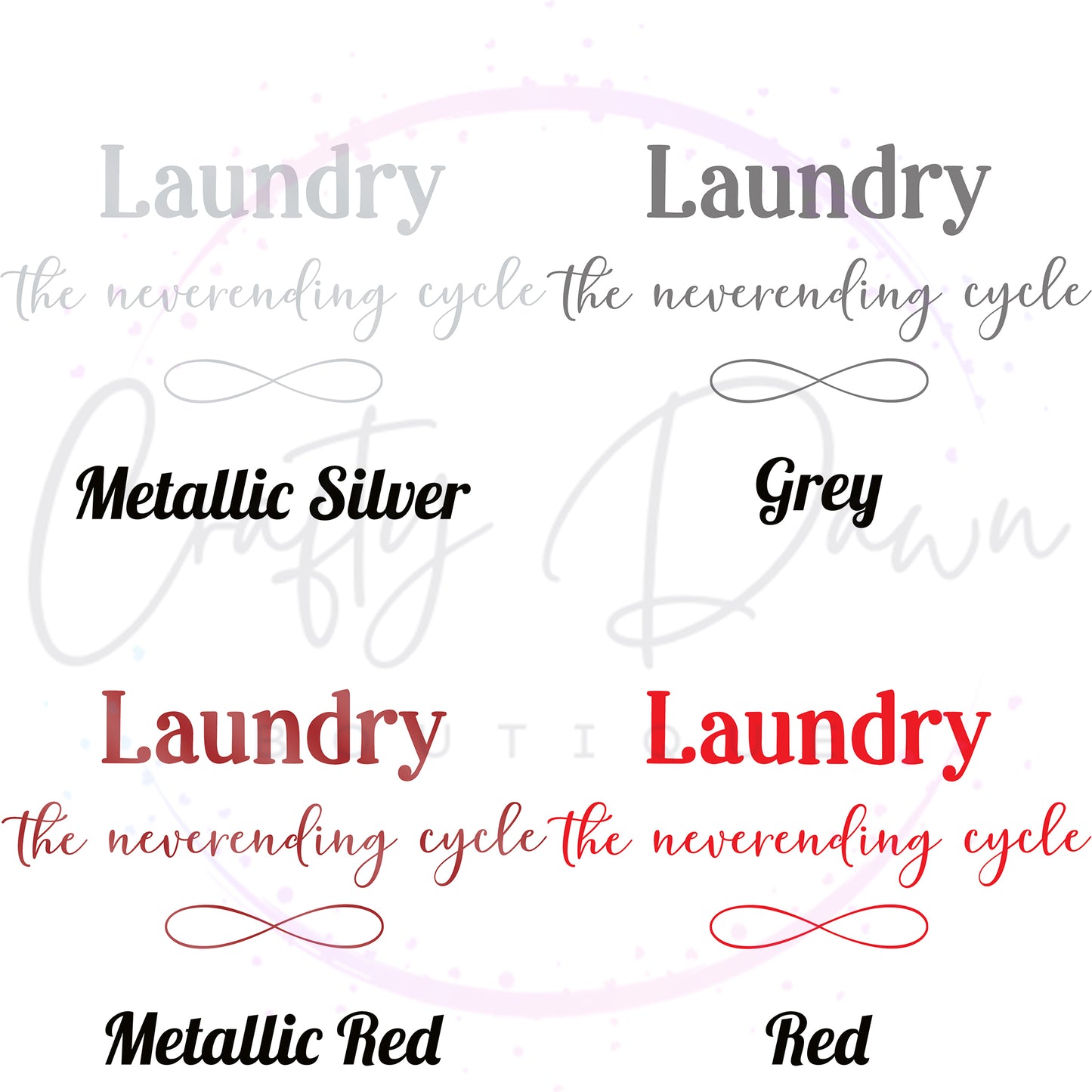 Laundry, The Neverending Cycle Decal