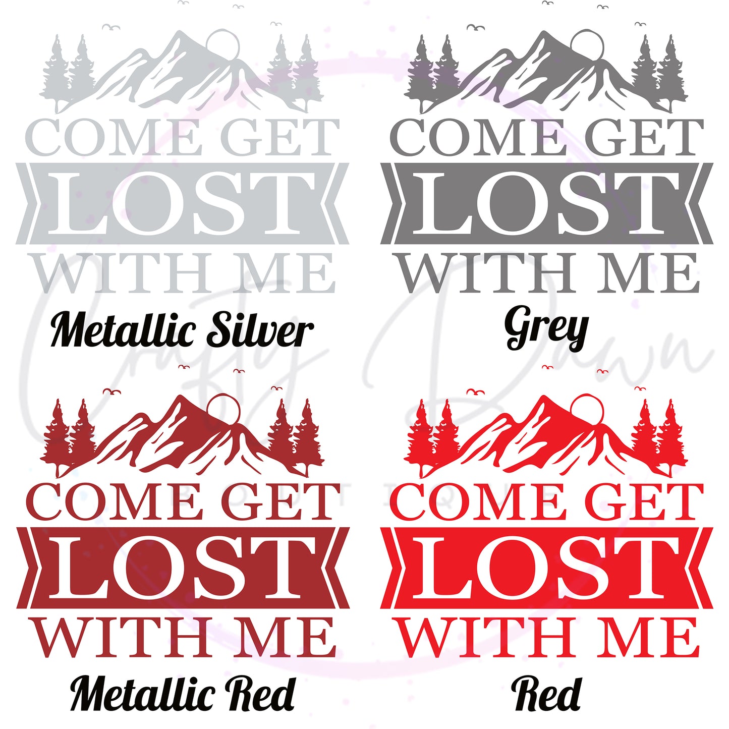 Get Lost With Me Decal