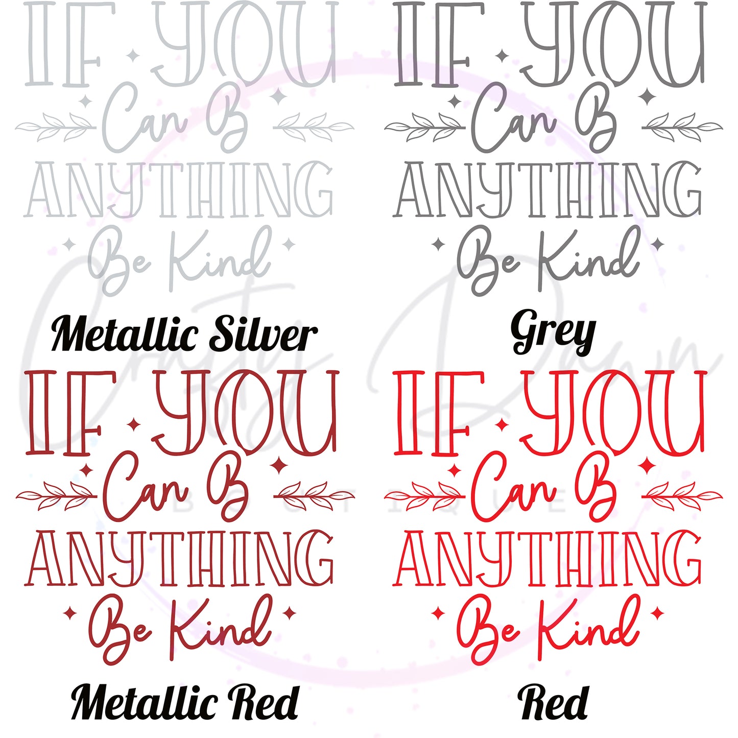 If You Can Be Anything Decal