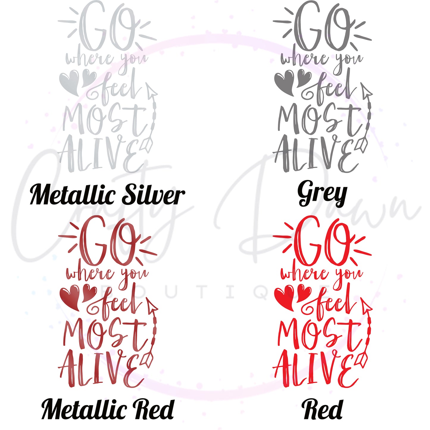 Go Where You Feel Most Alive Decal