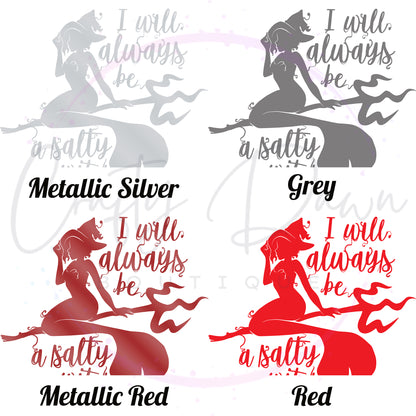 Salty Witch Decal