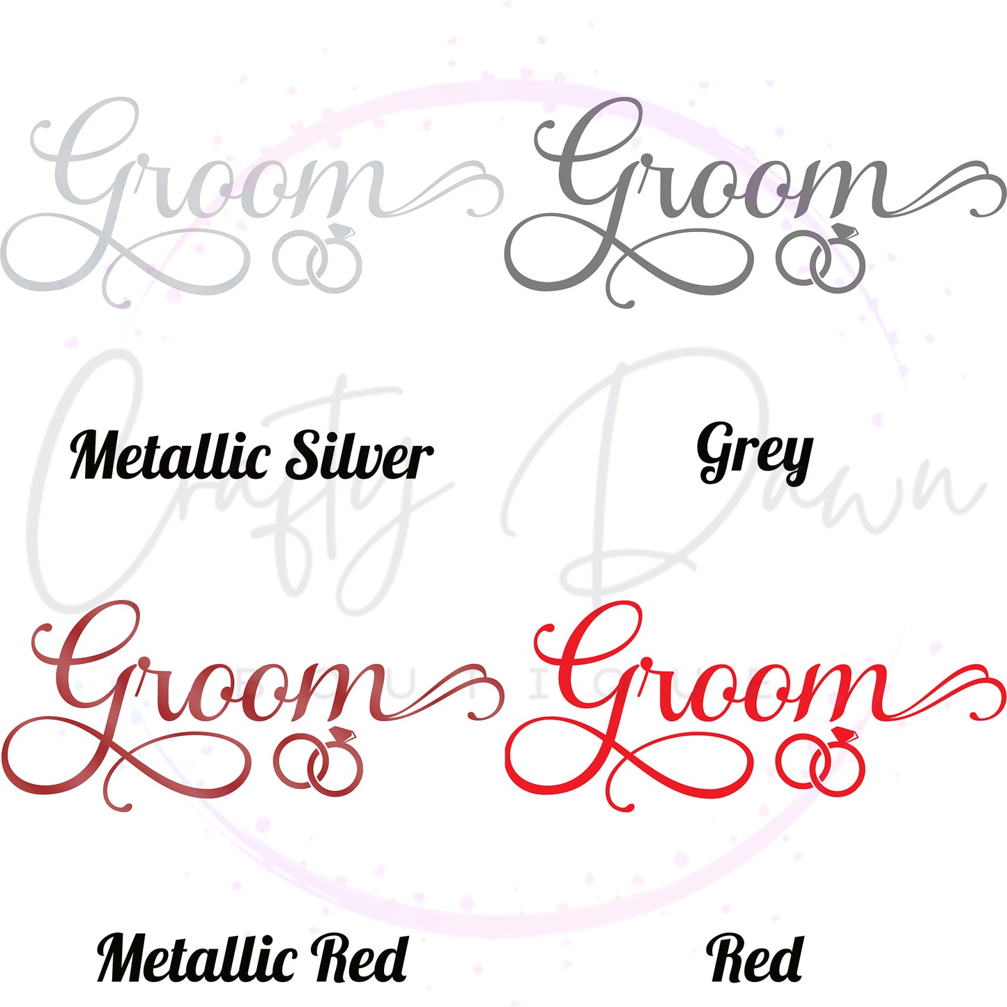 Groom Acrylic Sign