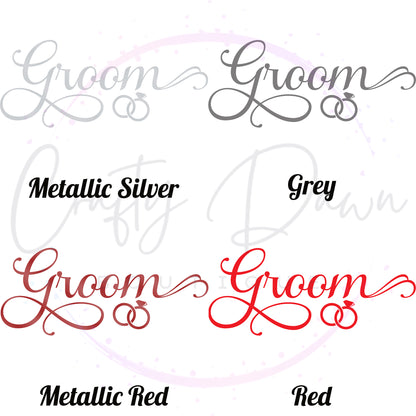 Groom Acrylic Sign