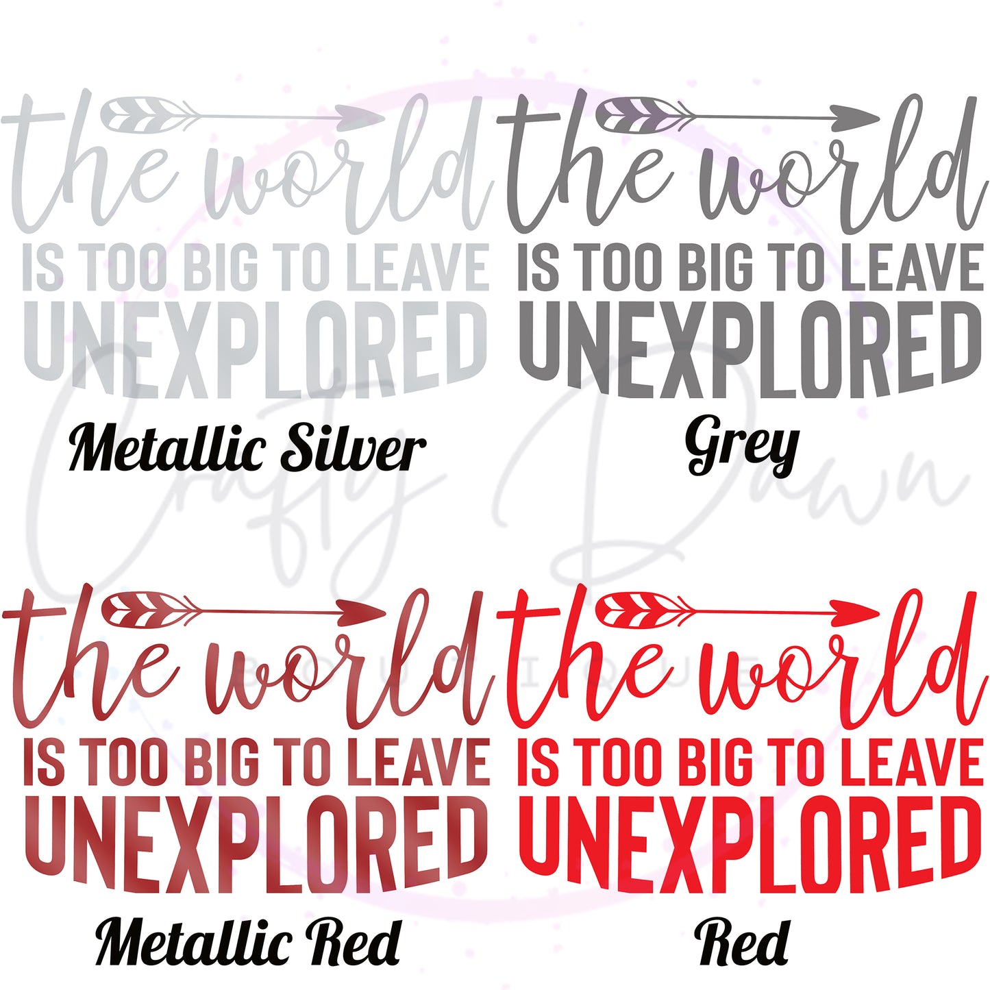 The World Is Too Big Decal