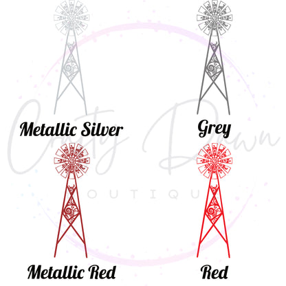 Farmhouse Windmill Decal