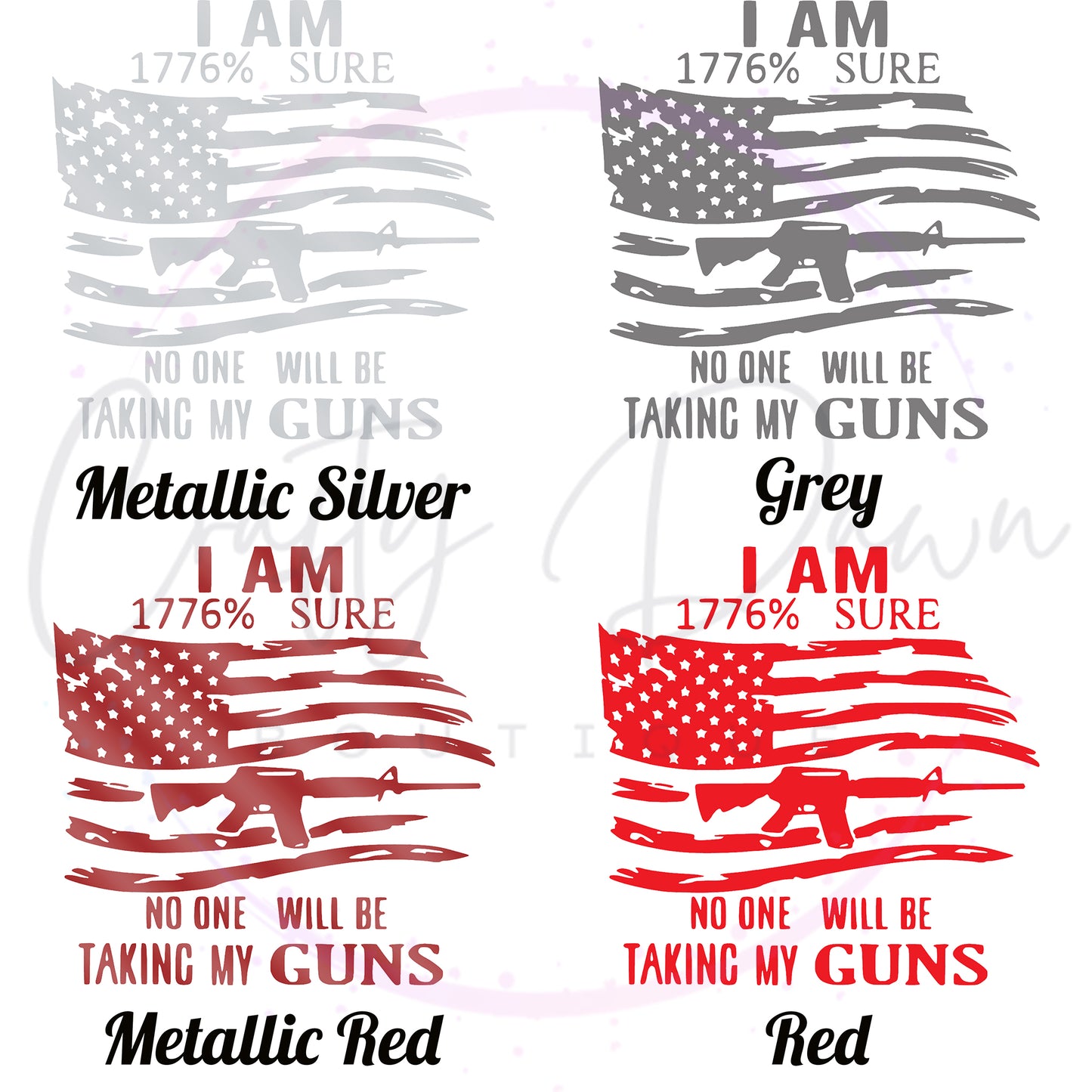 I Am 1776% Sure Decal