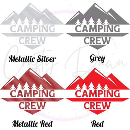 Camping Crew Decal