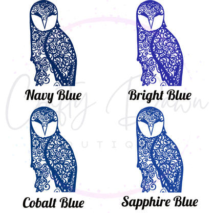 Owl Mandala Decal