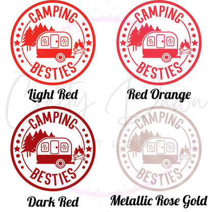 Camping Besties Decal