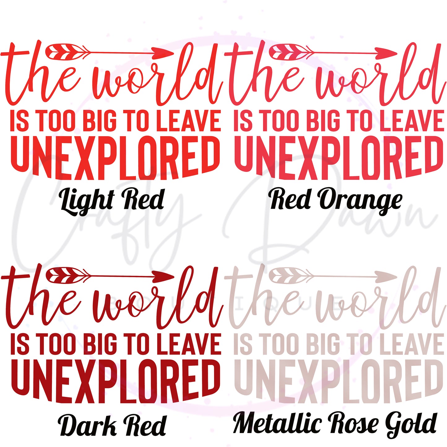 The World Is Too Big Decal