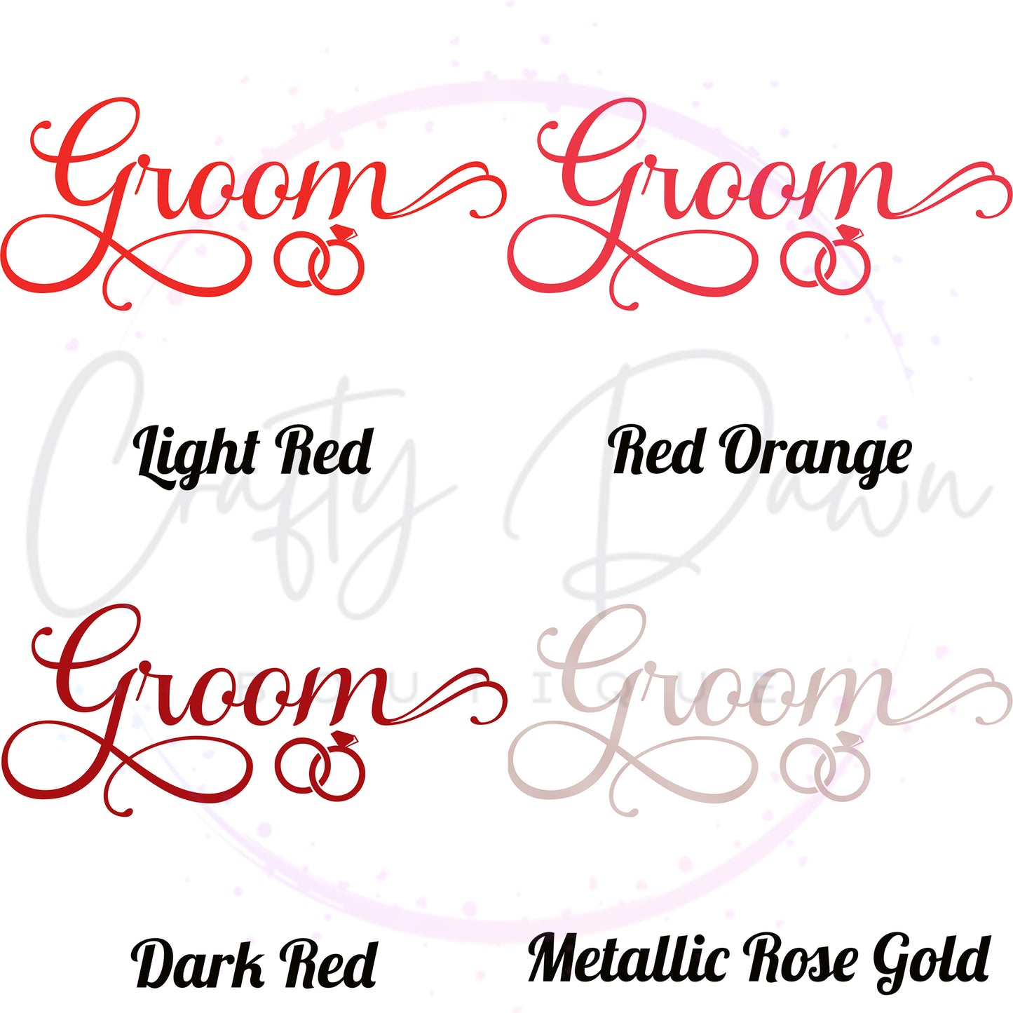 Groom Acrylic Sign