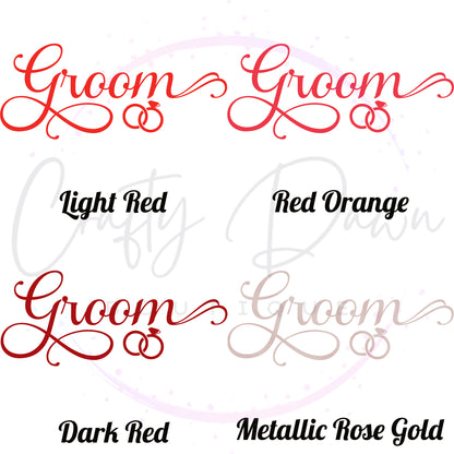 Groom Acrylic Sign