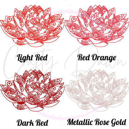 Lily Mandala Decal