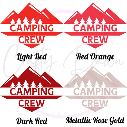 Camping Crew Decal