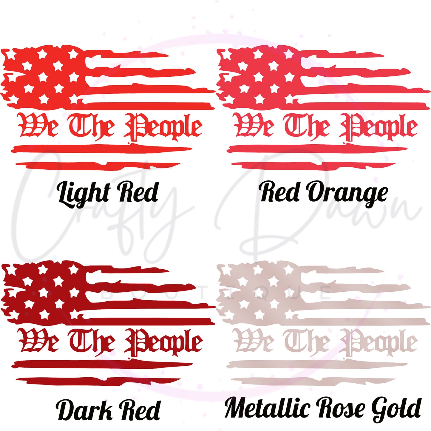 We The People Decal
