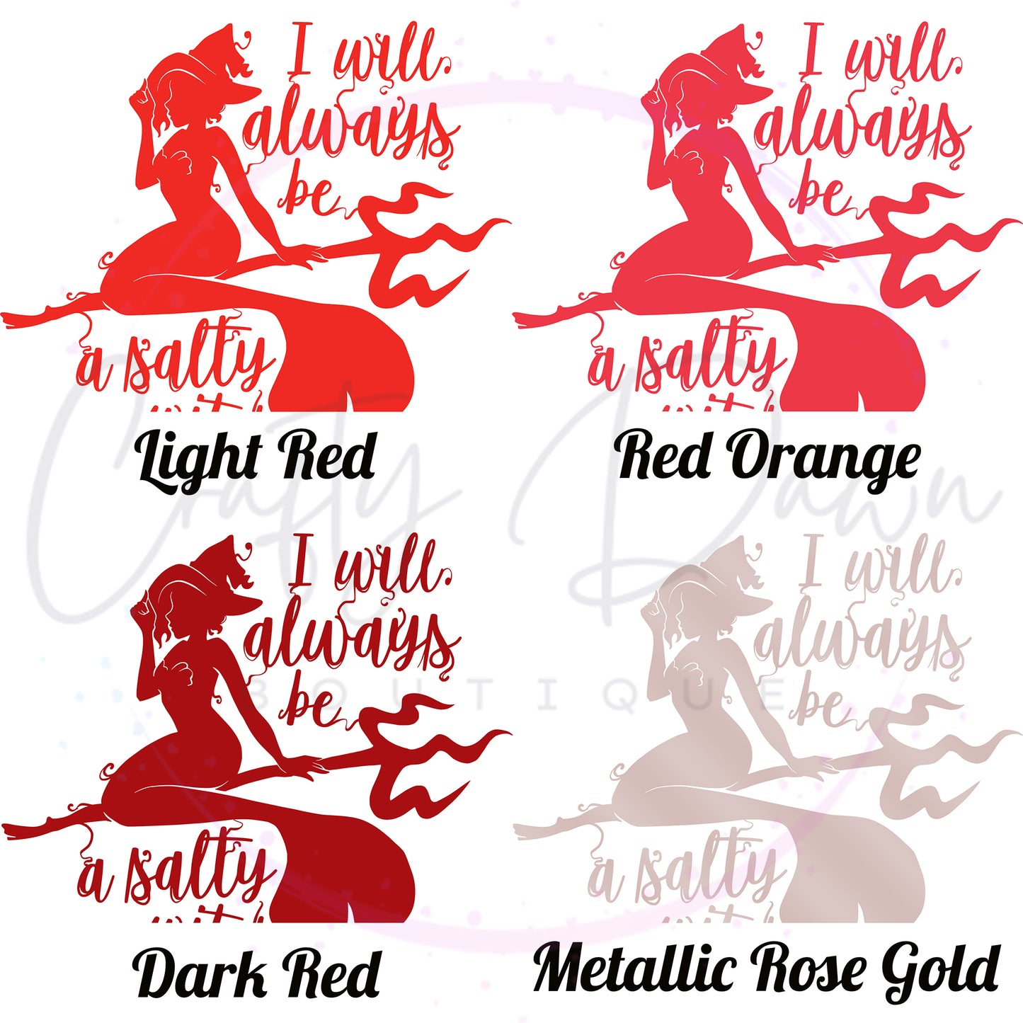 Salty Witch Decal