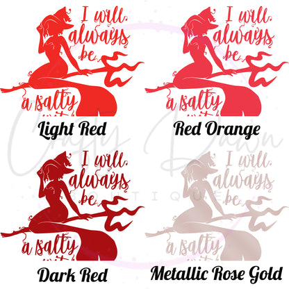 Salty Witch Decal