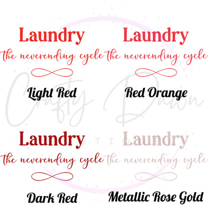 Laundry, The Neverending Cycle Decal
