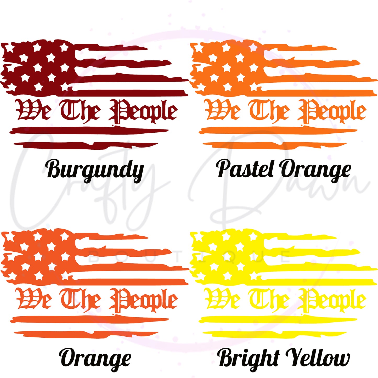 We The People Decal