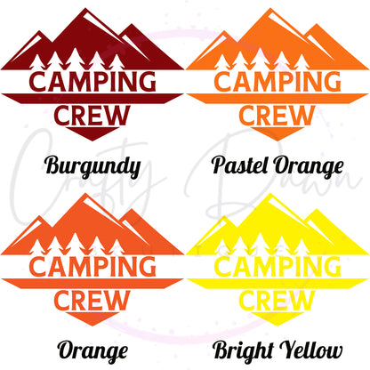 Camping Crew Decal