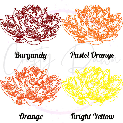 Lily Mandala Decal